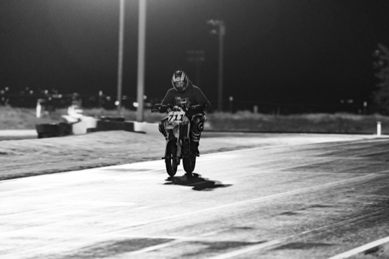 Black and white: the #711 on the straight under the lights (photo 69 of 77)