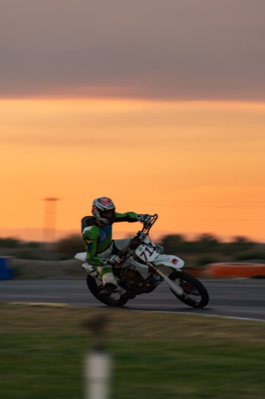 The #711 against an orange sunset sky (photo 48 of 117)