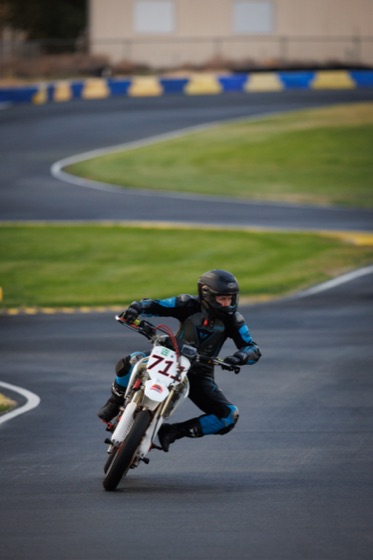 Hannah Johnson on the #711 at first light on Sunday (photo 73 of 117)