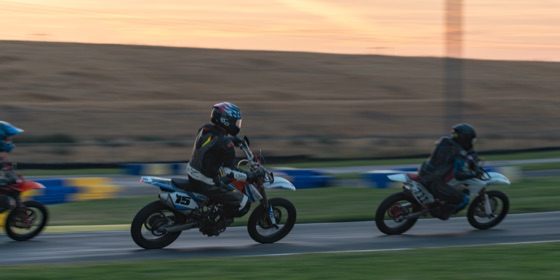 Hannah Johnson on the #711 and the #15 panning past at sunrise (photo 94 of 117)