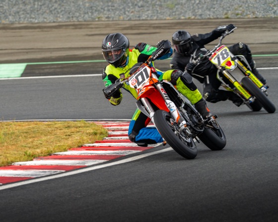Jonathan Spiva riding the #101 Spiva Racing KTM 450 SMR at Vancouver Island Motorsport Circuit (photo 6 of 61)