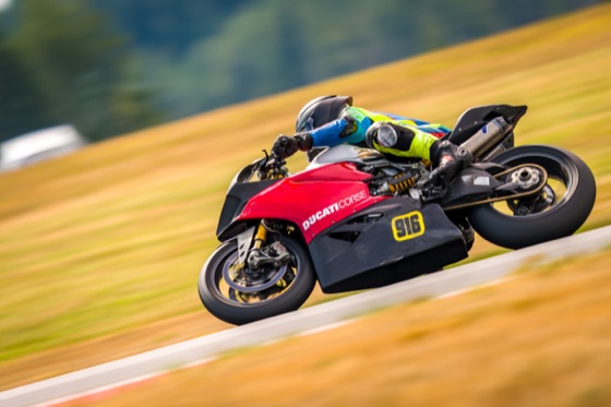 Jonathan Spiva (#916) racing the Ducati Panigale R at The Ridge Motorsports Park on Sunday (photo 58 of 69)