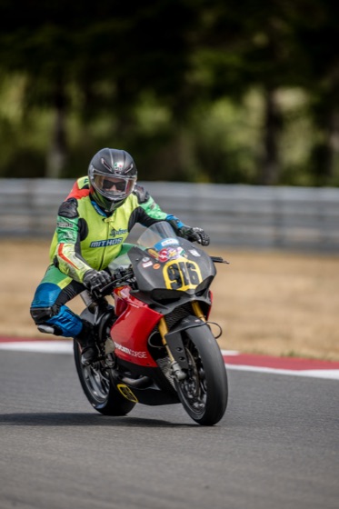 Jonathan Spiva (#916) racing the Ducati Panigale R at The Ridge Motorsports Park on Sunday (photo 57 of 69)