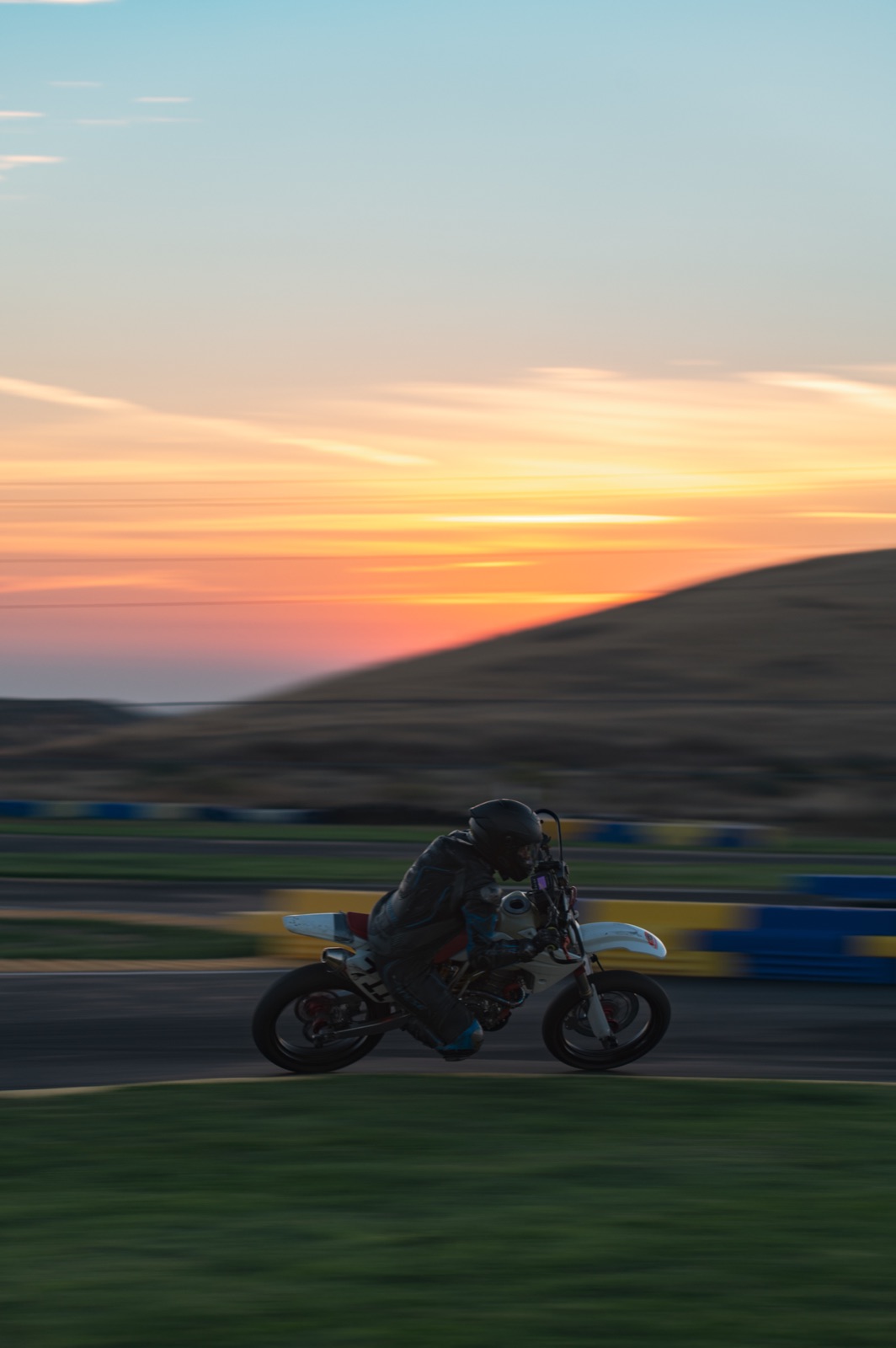 The #711 at the bottom of the frame under the dawn sky (photo 77 of 117)
