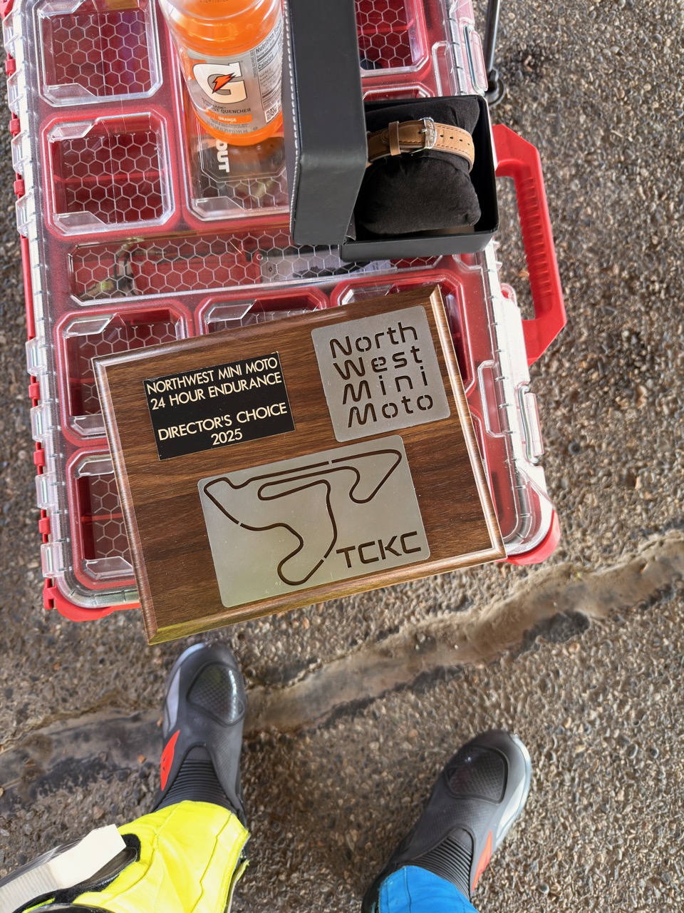 NorthWest Mini Moto 24 Hour Endurance Director's Choice 2025 plaque