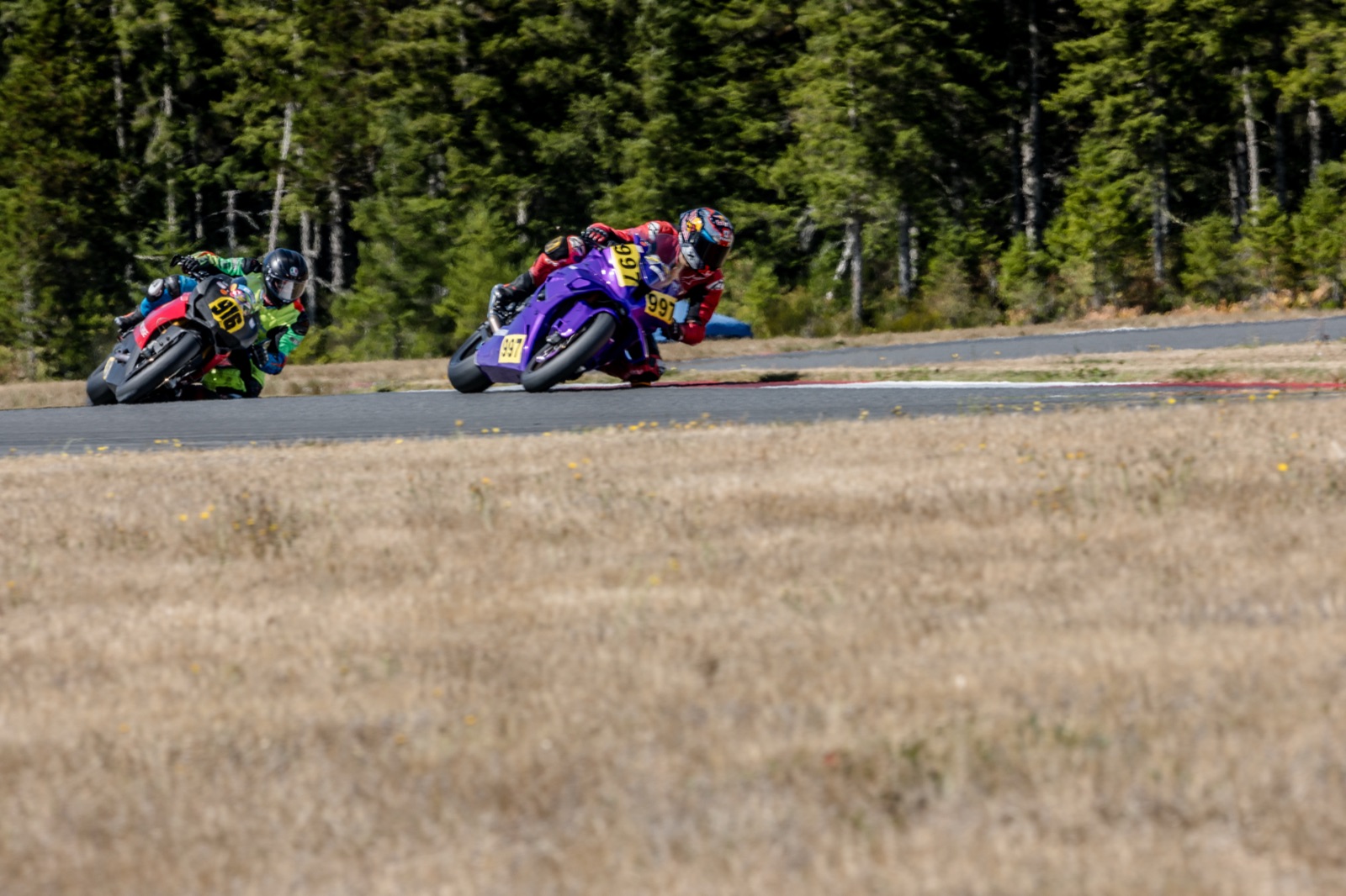 Jonathan Spiva (#916) racing the Ducati Panigale R at The Ridge Motorsports Park on Saturday (photo 8 of 69)