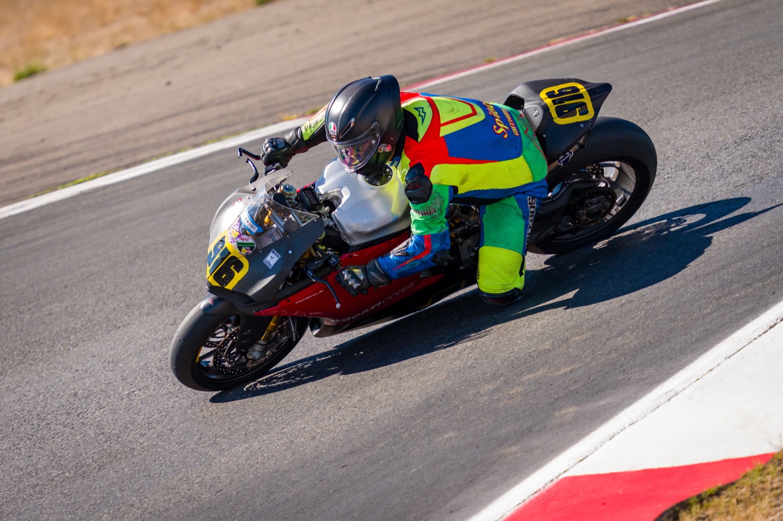 Jonathan Spiva (#916) racing the Ducati Panigale R at The Ridge Motorsports Park on Saturday (photo 31 of 69)