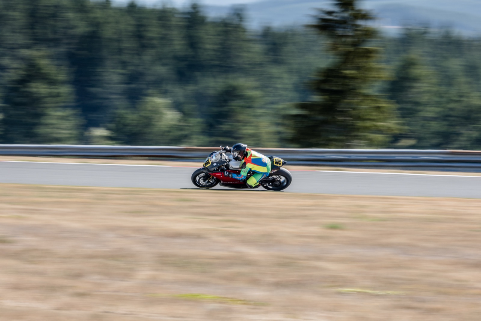 Jonathan Spiva (#916) racing the Ducati Panigale R at The Ridge Motorsports Park on Saturday (photo 30 of 69)