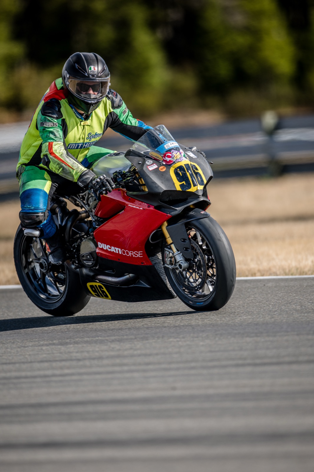 Jonathan Spiva (#916) racing the Ducati Panigale R at The Ridge Motorsports Park on Sunday (photo 39 of 69)