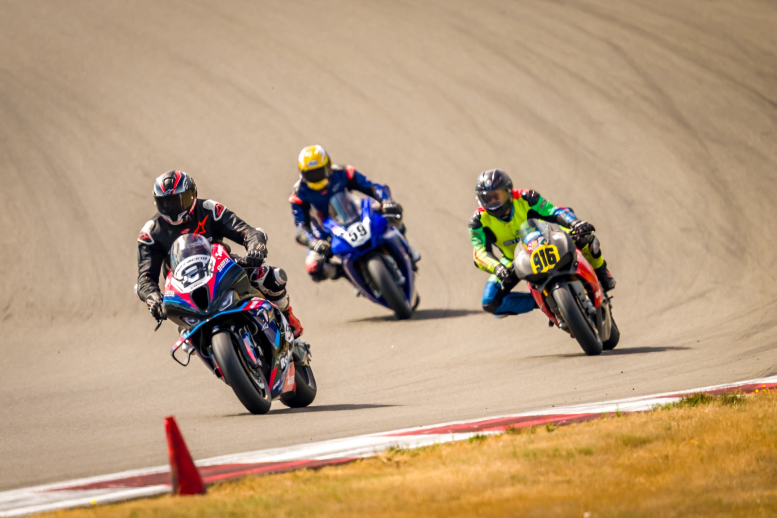 Jonathan Spiva (#916) racing the Ducati Panigale R at The Ridge Motorsports Park on Sunday (photo 53 of 69)