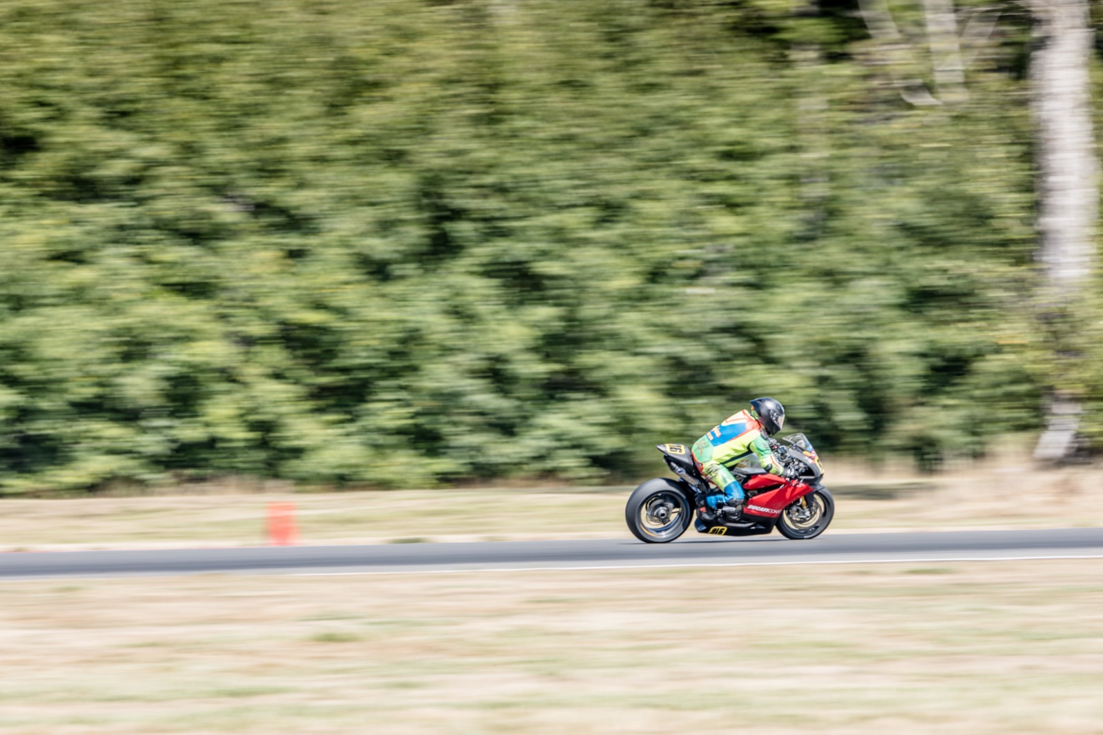 Jonathan Spiva (#916) racing the Ducati Panigale R at The Ridge Motorsports Park on Sunday (photo 44 of 69)