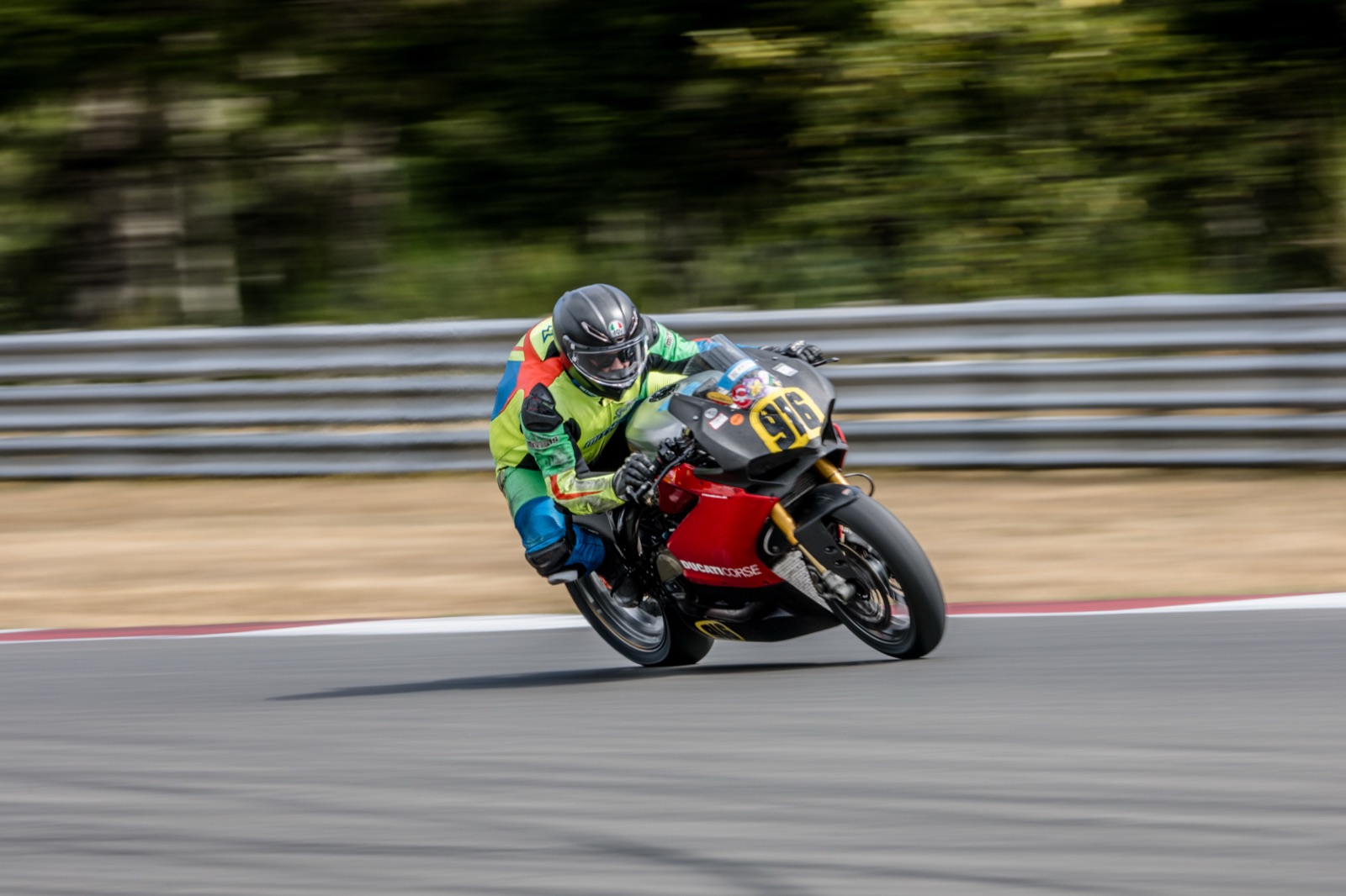 Jonathan Spiva (#916) racing the Ducati Panigale R at The Ridge Motorsports Park on Sunday (photo 56 of 69)