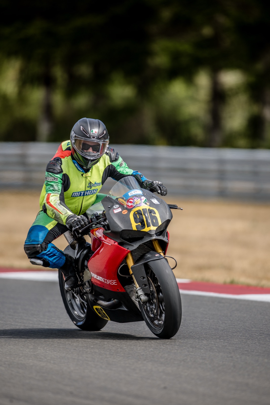 Jonathan Spiva (#916) racing the Ducati Panigale R at The Ridge Motorsports Park on Sunday (photo 57 of 69)